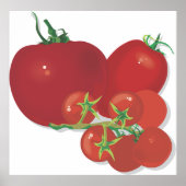 Rote Tomaten Poster (Vorne)