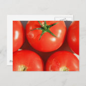 Rote Tomaten Postkarte (Vorne/Hinten)