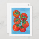Rote Tomaten Postkarte (Vorne/Hinten)