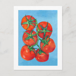 Rote Tomaten Postkarte