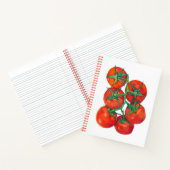 Rote Tomaten Spiralpapier Notizblock (Innenseite)