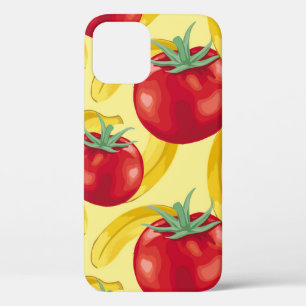 Rote Tomaten und Früchte - nahtlose Musterbezeichn Case-Mate iPhone Hülle