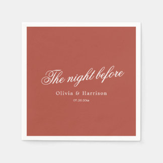 Rote Ton elegante Probe-Dinner-Servietten Serviette