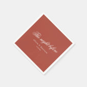 Rote Ton elegante Probe-Dinner-Servietten Serviette (Ecke)