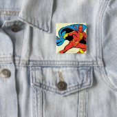 Rote Tornado Cape Pose Button (Beispiel)