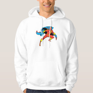 Rote Tornado Cape Pose Hoodie