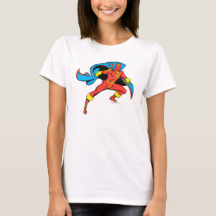 Rote Tornado Cape Pose T-Shirt