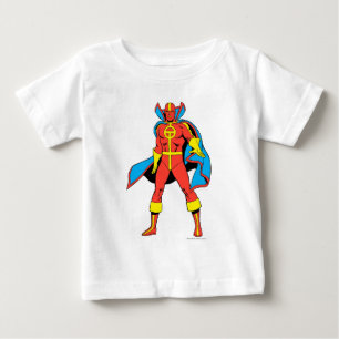 Rote Tornado-Pose Baby T-shirt