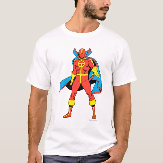 Rote Tornado-Pose T-Shirt (Vorderseite)