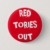 Rote Torys heraus Button (Vorderseite)