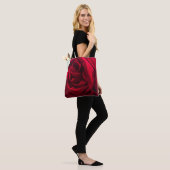 Rote Tragetasche Tasche (Am Model)