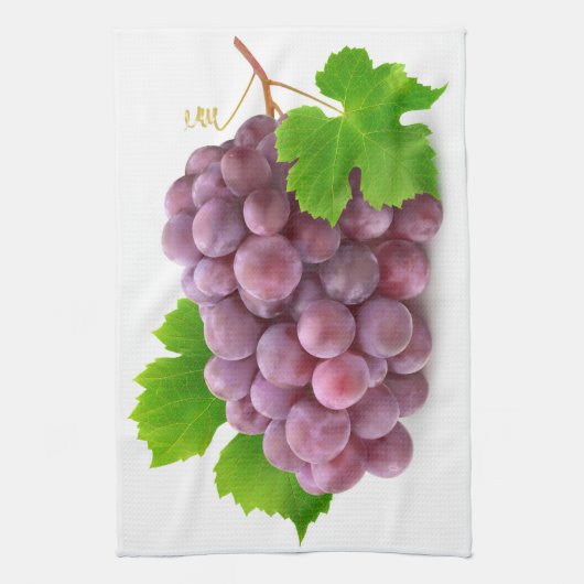 Rote Traube Geschirrtuch (Vertikal)