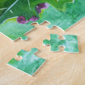 Rote Trauben an einer Augustrebe von Alfred Fox Puzzle (Seite)