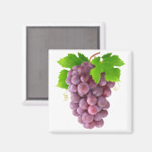 Rote Trauben Magnet (Vorderseite/Rückseite)