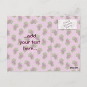 Rote Trauben Postkarte (Rückseite)