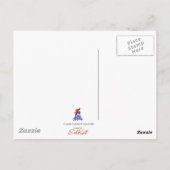 Rote Trillien Postkarte (Rückseite)