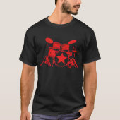 Rote Trommeln T-Shirt (Vorderseite)