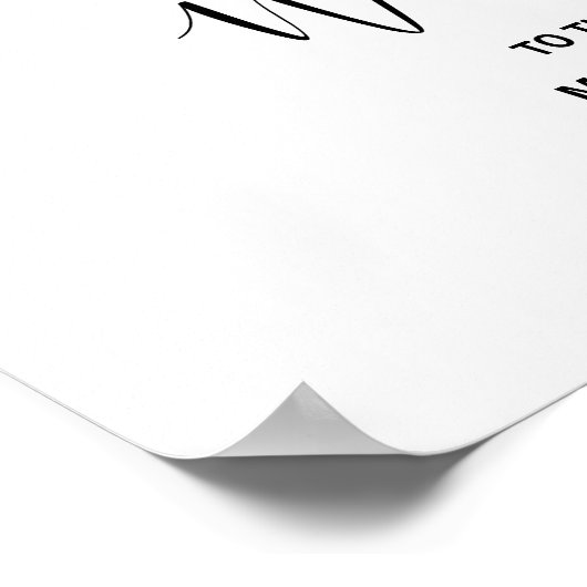 Rote Tropische und romantische Begrüßung Poster (Ecke)