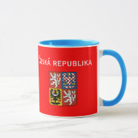 ROTE TSCHECHISCHE REPUBLIK Tasse