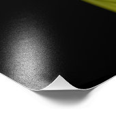 Rote Tulip Blume Schwarzer Hintergrund Blüte Fotodruck (Ecke)