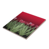 Rote Tulips auf Gradient Fliese (Seite)