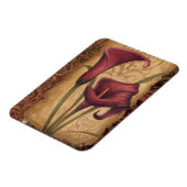 Rote Tulips I Magnet (Linke Seite)