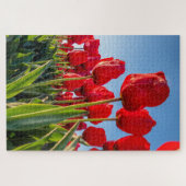 Rote Tulips im Blut Puzzle (Horizontal)