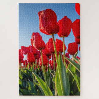 Rote Tulips im Blut Puzzle