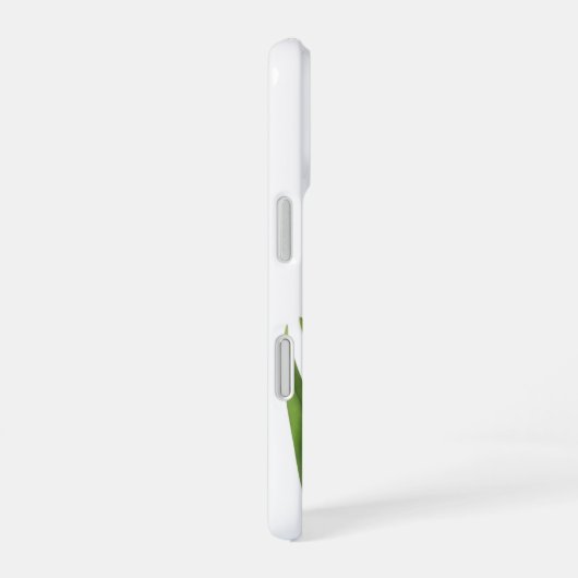 Rote Tulips mit Grün iPhone 16 Hülle (Rechte Seite)