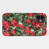 Rote Tulips und weiße Primrosen Case-Mate iPhone Hülle (Rückseite (Horizontal))