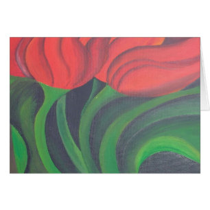 Rote Tulissen Abstrakte Kunst