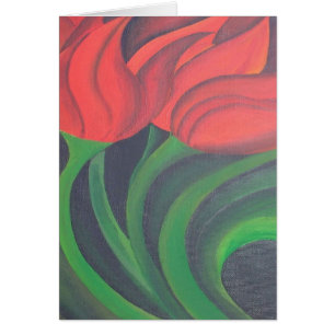Rote Tulissen Abstrakte Kunst