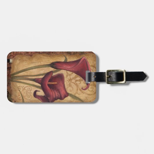 Rote Tulissen I Gepäckanhänger (Vorderseite horizontal)