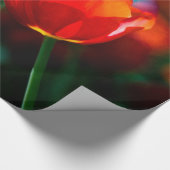 Rote Tulpe - Mysterium der Blüte Geschenkpapier (Ecke)
