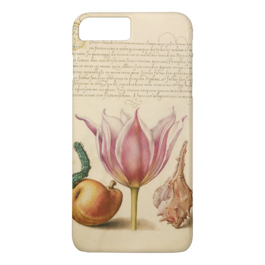 Rote Tulpe und Raupe Case-Mate iPhone Hülle (Rückseite)
