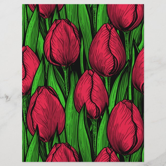 Rote Tulpen (Vorderseite)