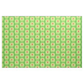 Rote Tulpen auf Grün - Retro Frühlingsblumenmuster Stoff (Fat Quarter (45,7 x 55,9 cm))
