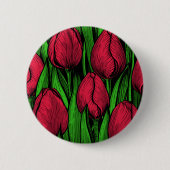 Rote Tulpen Button (Vorderseite)