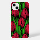 Rote Tulpen Case-Mate iPhone Hülle (Rückseite)