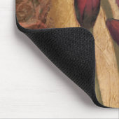 Rote Tulpen I Mousepad (Ecke)