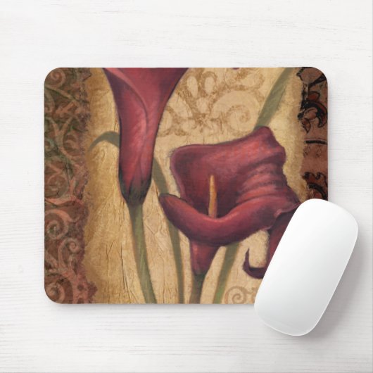 Rote Tulpen I Mousepad (Mit Mouse)