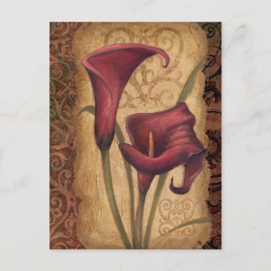 Rote Tulpen I Postkarte (Vorderseite)