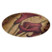 Rote Tulpen I Schneidebrett (Ecke)