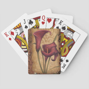 Rote Tulpen I Spielkarten