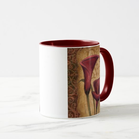 Rote Tulpen I Tasse (VorderseiteRechts)