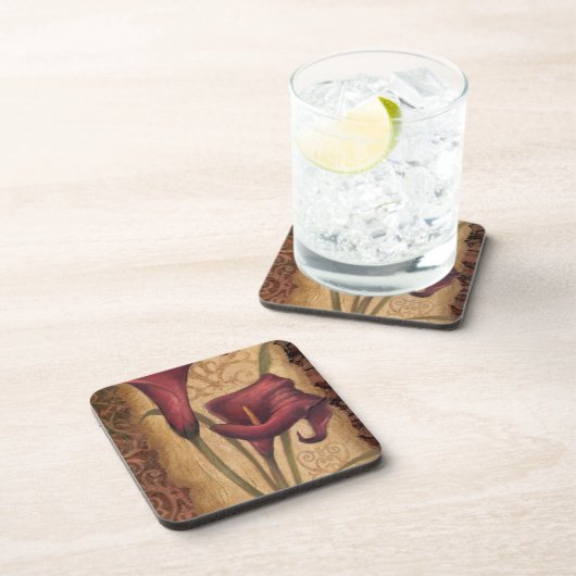 Rote Tulpen I Untersetzer (Rechte Seite)