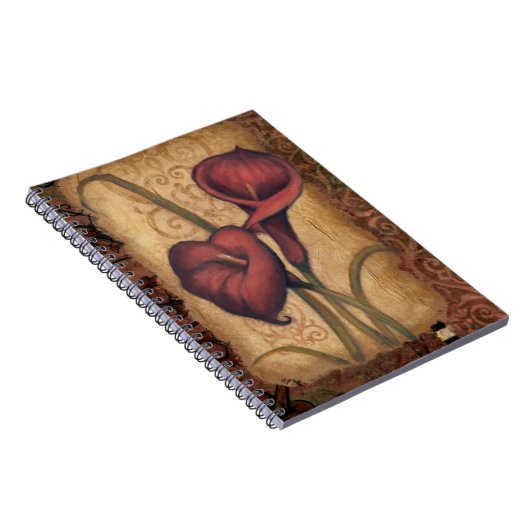 Rote Tulpen II Notizblock (Rechte Seite)