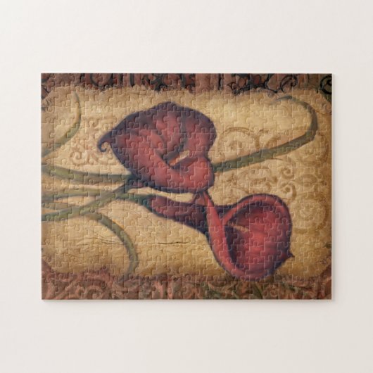 Rote Tulpen II Puzzle (Horizontal)