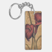 Rote Tulpen II Schlüsselanhänger (Vorderseite links)