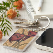 Rote Tulpen II Schlüsselanhänger (Vorderseite rechts)